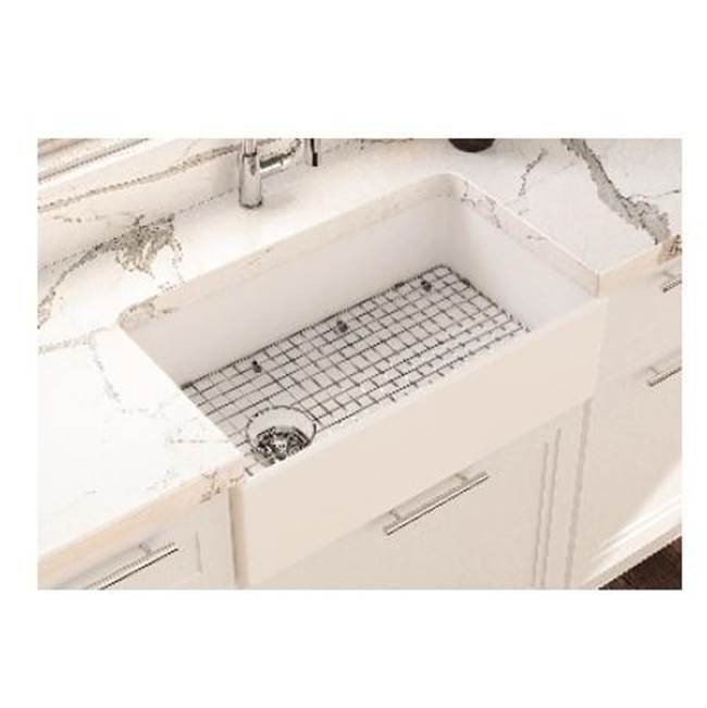 Cheviot Products Canada Adria Fireclay Kitchen Sink, 30'', Gloss White